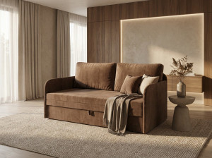 Canapea dreaptă extensibilă Polo 150 x 190 cm Iris 6