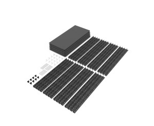 Raft Horeca Nex Elegant 184 x 95 x 44 cm Anthracite