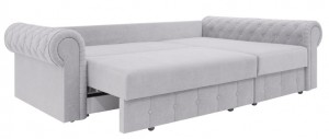 Canapea de colț extensibilă ArtVent Model III Chesterfield Grey