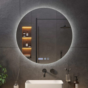 Зеркало с LED подсветкой Bayro Moon круглое 90 x 90 см 