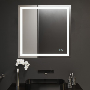 Oglindă cu iluminare LED Bayro Elipso 80 x 80 cm 