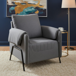 Fotoliu moale DP Lugo Grey
