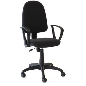 Fotoliu de birou AMF Prestige LUX Black A-02