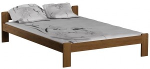 Pat din lemn MM Selinka 90 x 200 cm Stejar