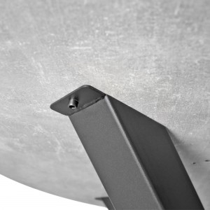 Masă de bucătărie DP Kleo 1200 Beton/Black