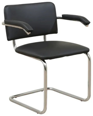 Scaun de birou Nowy Styl Sylwia Arm Chrome V-4 Black