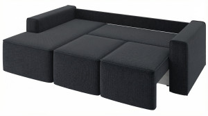 Canapea de colț extensibilă Hugo Silk Ape 15