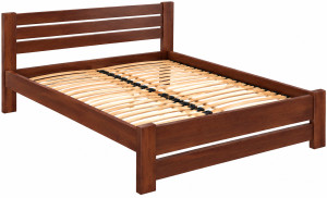 Pat Karoline în set cu salteaua Clasic Plus 160 x 200 cm Nuc