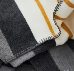 Cuvertura Blanket Oliver 150 x 200 cm Grey/Yellow