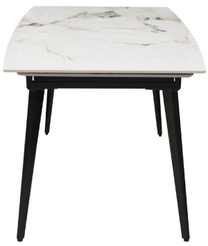 Раздвижной стол DP Elara 120/180x80 cm Ceramic Shiny White 03