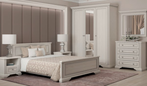 Set dormitor Yasen White 