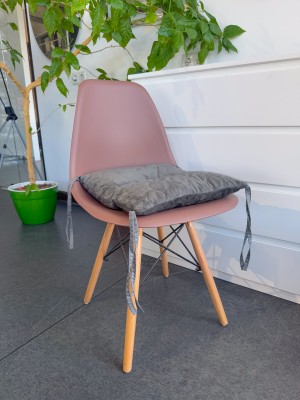 Pernă pentru scaun Relaxe Home Colorit 40x40 cm Dark Grey