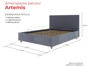 Pat Artemis 140 x 200 cm Grey