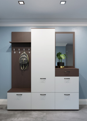 Прихожая AM Ferara (2,4,5) Wenge/Grey