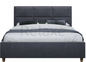 Кровать Ohrid 160 x 200 см Dark Grey