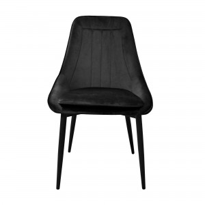 Стул для кухни DP Florida Catifea Black (Hlr66)