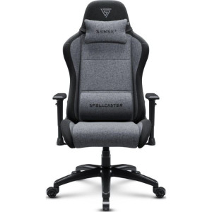 Fotoliu gaming Sense7 Spellcaster FUKU XL Fabric Black/Grey