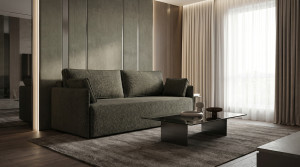 Прямой раскладной диван Hermes Chelsia 27