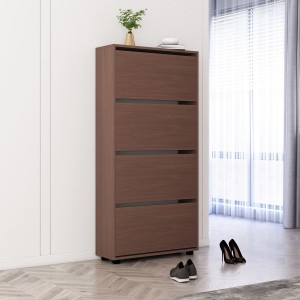 Шкаф для обуви Mobildor Leo 4 двери 164x80x27 см Wenge