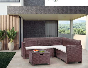 Набор садовой мебели Bica Nebraska Corner Brown