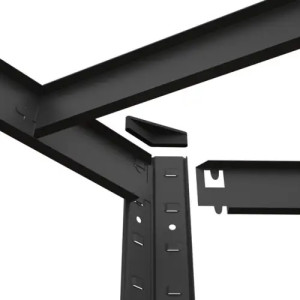 Стеллаж Horeca Nex Budget 180 x 90 x 40 cm (угловой) Anthracite