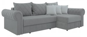 Canapea de colț extensibilă ArtVent Model III Chesterfield Dark Grey