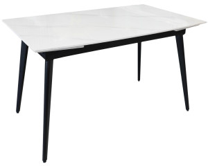 Masă extensibilă DP Elara 120/180x80 cm Ceramic White XSS03
