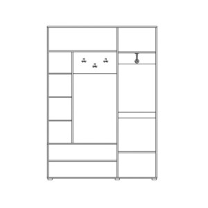 Прихожая Yasen Анжелик Дуб сонома/Венге магия