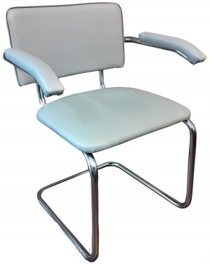 Офисный стул Nowy Styl Sylwia Arm Chrome V28 Grey