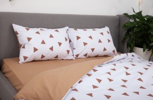 Set de lenjerie pentru pat TEP Soft Dreams 200 x 220 cm Triang Cappuccino