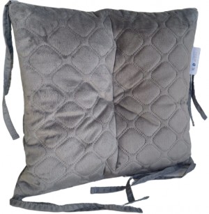 Pernă pentru scaun Relaxe Home Colorit 40x40 cm Dark Grey