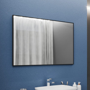 Простое зеркало Bayro Modern З 120 x 80 см Antracit