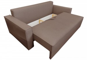Canapea dreaptă extensibilă DP Kalifornia Brown
