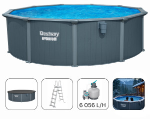 Piscină Bestway Hydrium 488 x 132 cm 