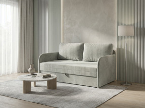 Canapea dreaptă extensibilă Polo 150 x 190 cm Iris 90