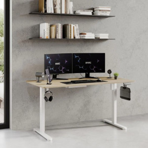 Masă gaming Sense7 Nojo 140 x 70 cm White Pine