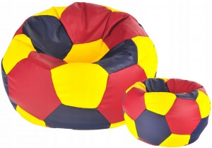 Кресло-мешок Bean Bag Мяч Eco XL Yellow/Black/Red