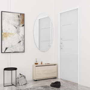 Comodă pentru pantofi Mobildor Leo 1 ușă 47 x 50 x 27 cm Sonoma