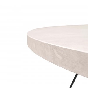 Кухонный стол DP Tokyo Rondo 130x130x75 см Шелковый камень/Black