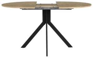 Masă extensibilă Argon Loft Black/Oak