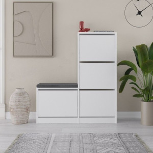 Pantofar Hanah Home Dude White