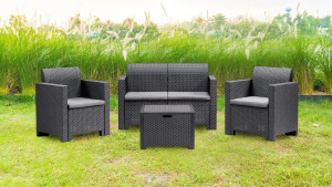 Набор садовой мебели Bica Nebraska 2 Graphite