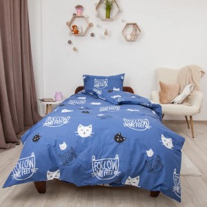 Подростковое постельное бельё "Soft Dreams" 145 x 210 см Kitten Blue