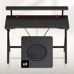 Masă gaming Hero 1.9 Black