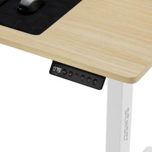 Masă gaming Sense7 Nojo 120 x 60 cm White Pine