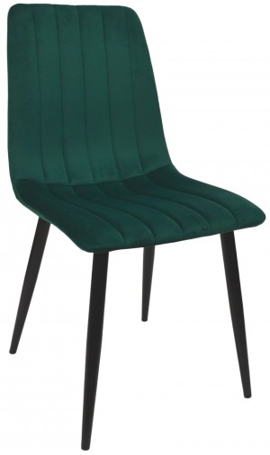 Scaun pentru bucătărie DP DC-90P Catifea Green+Black Legs (N57)