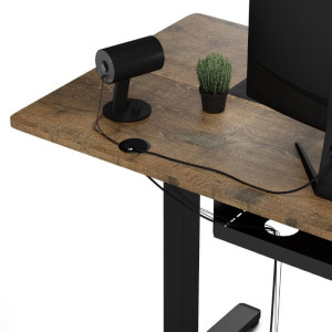 Masă gaming Sense7 Nojo 120 x 60 cm Black Oak