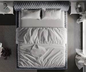 Комплект постельного белья Askona Smoky 140 x 205 см Grey