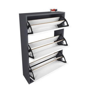 Обувница Bofigo 18-03 Anthracite/White