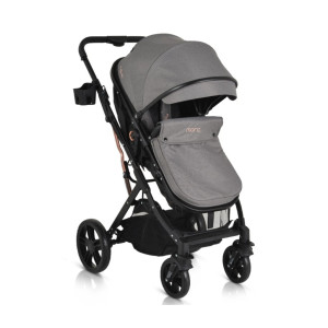 Cărucior 2 în 1 transformabil Moni Raffaelo Grey